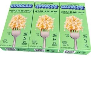 Goodles Plant Based Vegan Mac and Cheese - Green Box Exp 8/2026